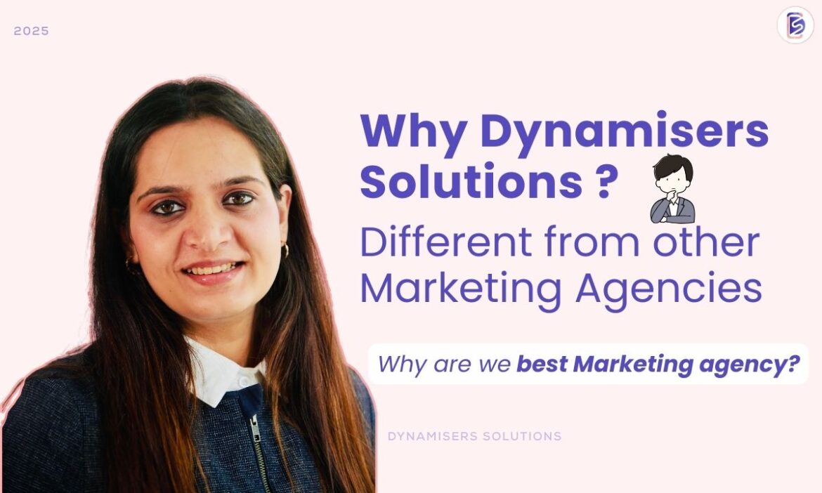 Best marketing agency in delhi is Dynamisers Solutions