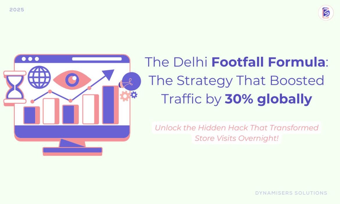 Delhi Footfall Formula The Dynamisers Strategies That Boosted website and store Traffic