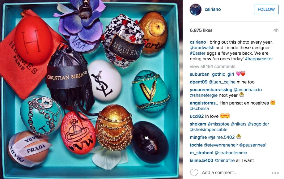 Luxury retail content calendar APRIL